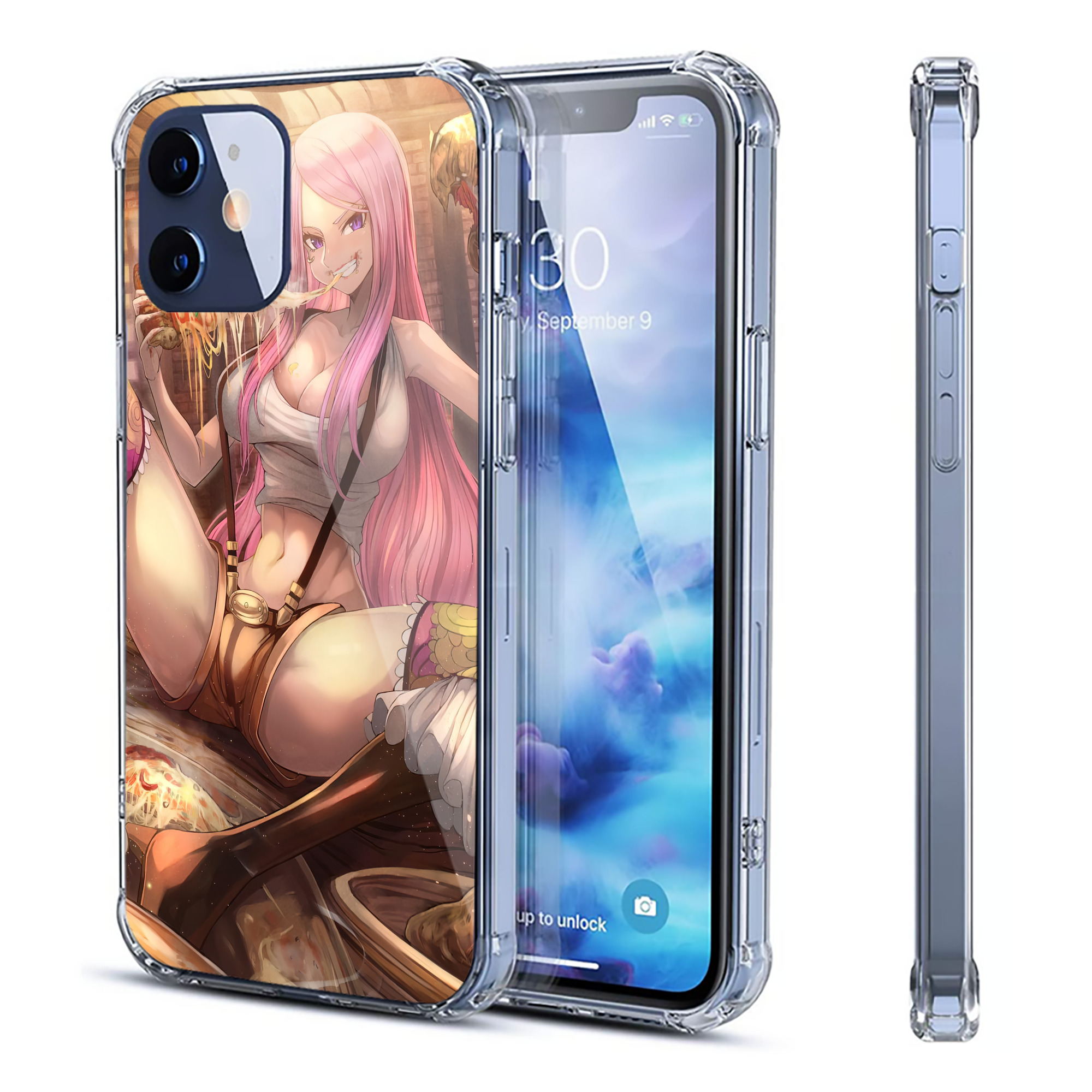 （画像用） ワンピース ONE PIECE 【iPhone 12シリーズ対応】透明スマホケース（クリアソフトケース）